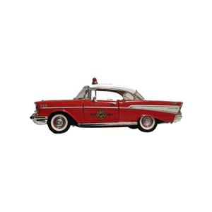 ماکت ماشین مدل اتش نشانی 1957 CHEVROLET BEL AIR 