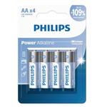 باتری قلمی فیلیپس مدل Power Alkaline LR6P4B بسته چهار عددی