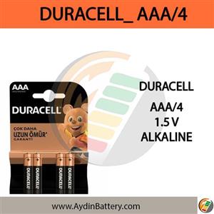 باتری نیم قلمی دوراسل مدل ALKALINE OPTIMUM 1.5V XRAY  بسته چهار عددی