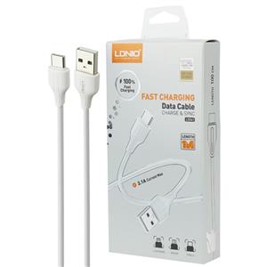 کابل تایپ سی فست شارژ Ldnio LS541 2.1A 1m
