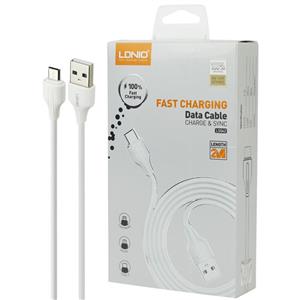 کابل میکرو یو اس بی فست شارژ Ldnio LS542 2.1A 2m