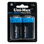 باتری دوتایی بزرگ Uni-Max Extra Heavy Duty R20P-UM1 1.5V D