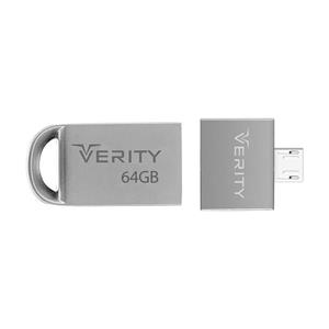 فلش ۶۴ گیگ وریتی VERITY V811O + تبدیل OTG