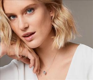 گردنبند حلقه های درهم تنیده چیبو کد 601635