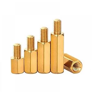 اسپیسر فلزی نری به مادگی طول 10 میلیمتری رزوه M3