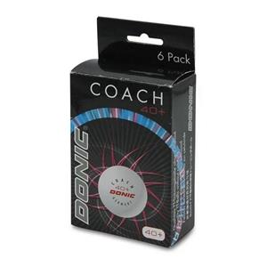 توپ پینگ پنگ دونیک کوچ +40 پلاستیکی بسته 6 عددی | بدون رنگ