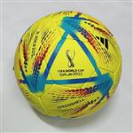 توپ فوتبال آدیداس طرح جام جهانی قطر کد VA8083-Yellow