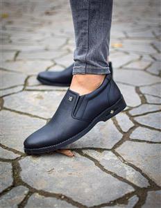 کفش مردانه اسپرت چرم طبیعی فلر ساده کد 2886 