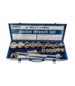 جعبه بکس 21 پارچه 19 تا 50 درایو 3/4 اپکس APPEX