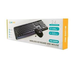 موس و کیبورد بیسیم ONE Max مدل OM-5000W