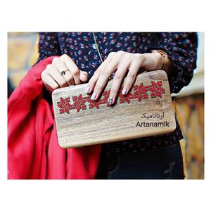 کیف زنانه چوبی طرح چترا