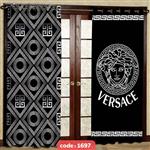 پرده پانچی تصویری طرح Versace کد S-1697