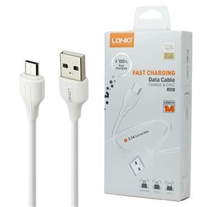 کابل میکرو یو اس بی فست شارژ Ldnio LS541 2.1A 1m