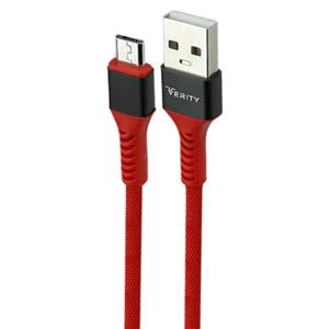 کابل میکرو یو اس بی فست شارژ Verity CB3137 1m