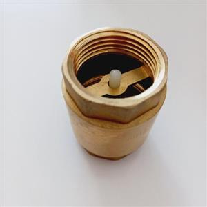 شیر یک طرفه برنجی دریچه ای یک اینچ  (سایز 32 میلیمتر) 