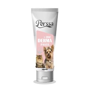 خمیر تقویت کننده پوست و مو سگ و گربه پرسا Perssa Derma Paste وزن 100 گرم