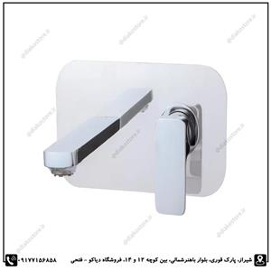 شیر روشویی توکار راسان مدل ایکاد فلت