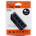 هاب 4 پورت USB 3.0  مچر مدل MR-138