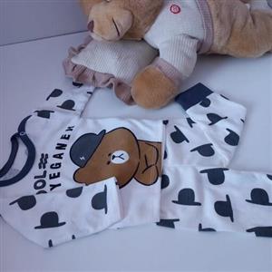 بلوز شلوار نوزادی طرح تدی