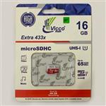 کارت حافظه microSDHC ویکومن 433X  کلاس 10 استاندارد UHS-I U1 ظرفیت 16 گیگ