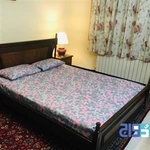 روتختی کشدار تخت دونفره عرض180 طرح ترک مدل گلرو (رنگ طوسی صورتی)