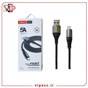 کابل 2 متری ترانیو مدل s16v تایپ c