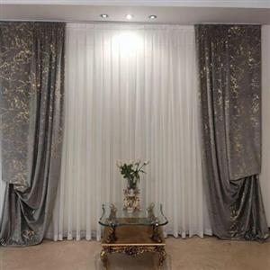 پرده کالفرنیا طلا کوب ترک عرض سه متر