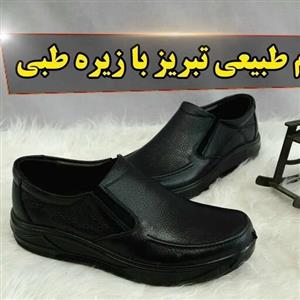 کفش مردانه طبی مدل چرم طبیعی زیره پیو طبی