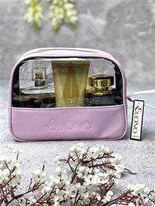 کیف آرایشی شفاف چرمی بزرگ بونو  کد 9060