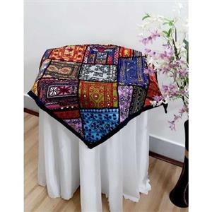 رومیزی مربع سوزن دوز ی کد 42