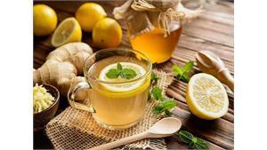 دمنوش چای سبز و لیمو