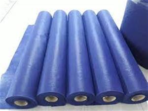 رول ملحفه عرض 80 گرماژ 20 رنگ آبی 20 متری