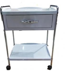 ترالی زیبایی یک کشو دو طبقه