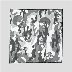 باندانا اسکلتی چریکی طوسی کد Njd-688d02