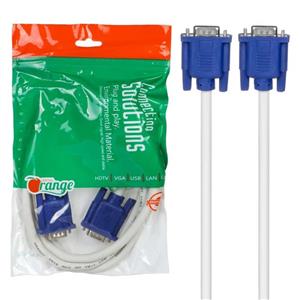کابل VGA 1.5 متری نویزگیر دار ضخیم Orange