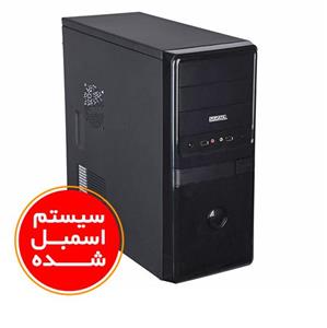 سیستم اسمبل شده گیمینگ نسل 10 اینتل Core i3 PC B2 Office Biostar A68N-5600E 4GB(1600) RAM 120GB SSD 