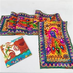 رومیزی مستطیلی (رانر) سوزن دوز ی