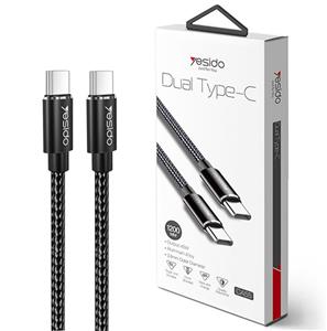 کابل تبدیل Yesido CA55 Type-C to Type-C 3A 1.2m