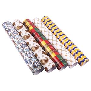 کاغذ کادو طرح دار اداری بسته ۵۰ عددی