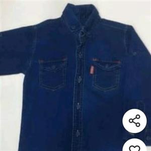 پیراهن پسرانه لی رنگ آبی نفتی