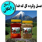 عسل طبیعی کوهی و گرده گل کوهی کدخدا (1 کیلوگرم شهد طبیعی 500گرم گرده گل کوهی  بدون واسطه )