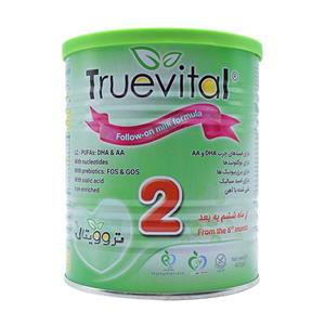 شیر خشک تروویتال 2 مناسب شیرخواران 6 ماه به بعد 400 گرم Truevital 2 Milk