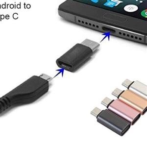 تبدیل otgمیکرو به تایپ سی usb3روکش فلزی اورجینال سرعت بالا مناسب انتقال دیتا 