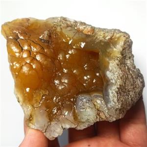 سنگ راف عقیق تزئینی دکوری دو رنگ زیبا