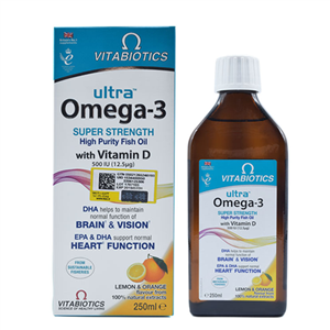 شربت اولترا امگا 3 ویتابیوتکس 250میلی لیتر