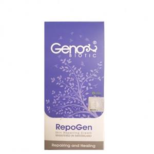 کرم ترمیم کننده پوست ژنوبایوتیک مناسب انواع پوست 30 میلی لیتر Geno Biotic Skin Repairing Cream For All Skin Types 30 ml