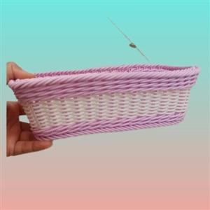 سبد جای قاشقی طرح بهارمستطیل شکلمناسب روی میز غذاخوری و داخل کابینت ها و همچنین نظم دهنده کشو ها و روی میز لوازم