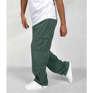شلوار کارگو بگ مردانه 8جیب سبز باتیس بوتیک