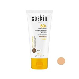 ضد آفتاب  مرطوب کننده و بی رنگ SPF 50 ساسکین 50 میلی لیتر