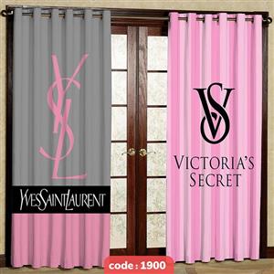 پرده پانچی تصویری مدل Victoria Secret کد S-1900